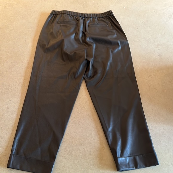 Brochu Walker loose leather cropped pant - Picture 2 of 6